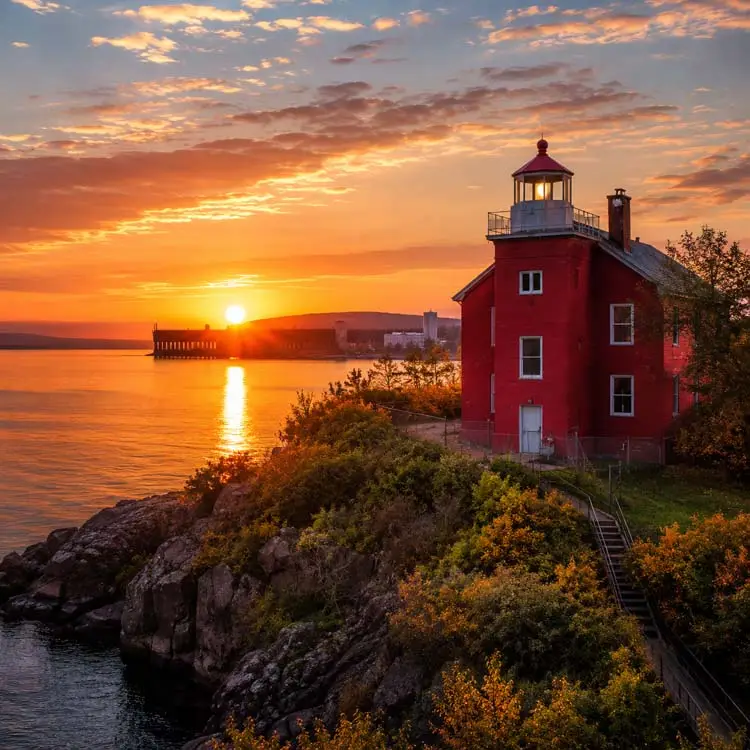 Upper Peninsula Driving Tour Beacons of Light Along Lake Superior