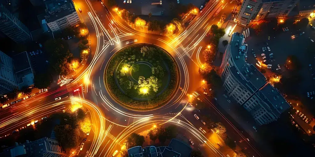 RV Towing Through Traffic Circles and Roundabouts