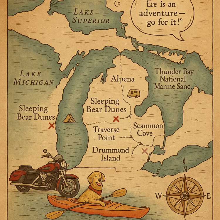 Paddle Over Shipwrecks, Michigan’s Most Stunning Kayak Adventures