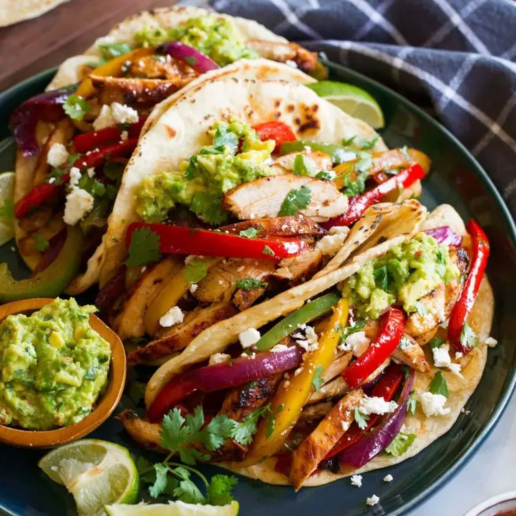Zesty Chili Lime Chicken Fajitas (Griddle or Sheet Pan!)