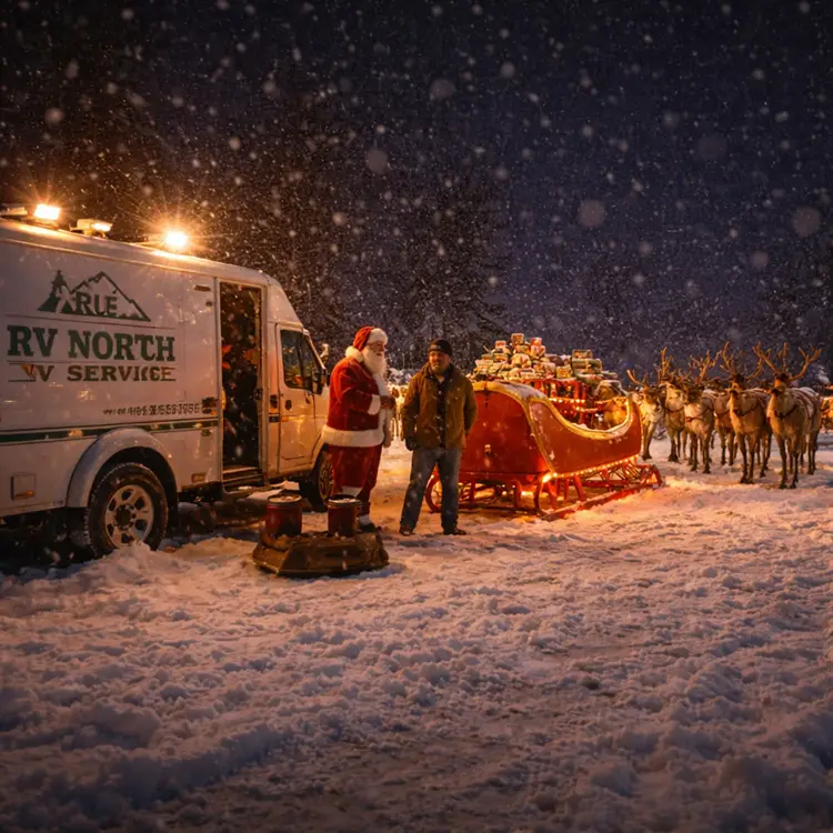 When Santa Called the Same RV Tech We Did