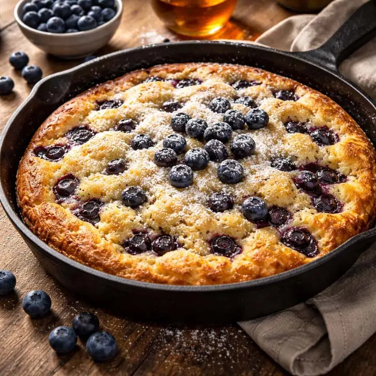 Oven-Baked Blueberry Pancake Magic That Skips the Flipping