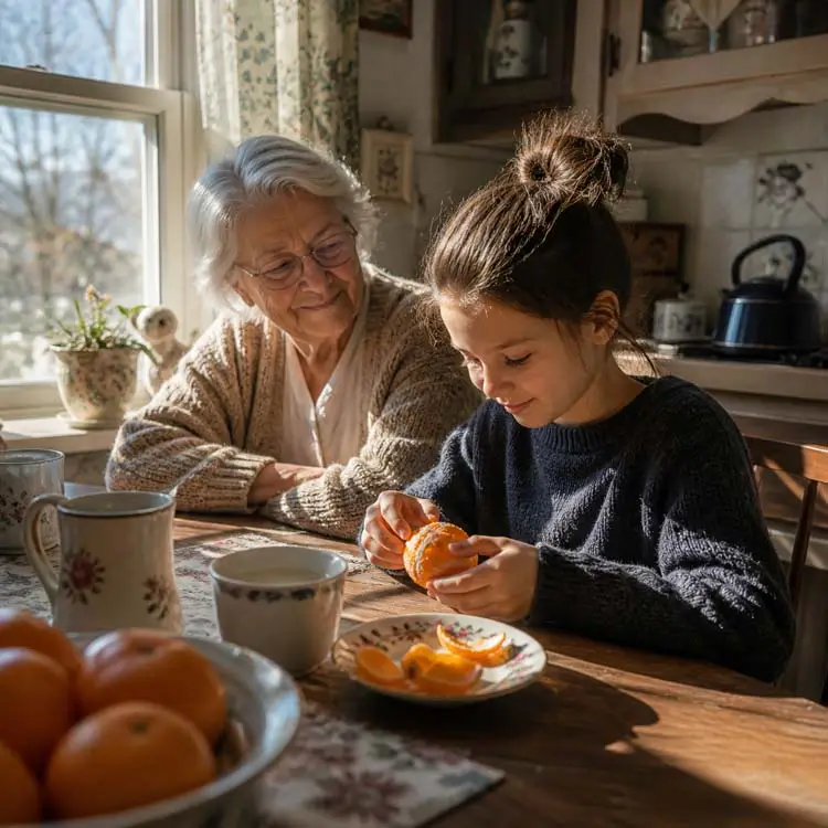 The Day Grandma Cooper Changed the Color of Orange