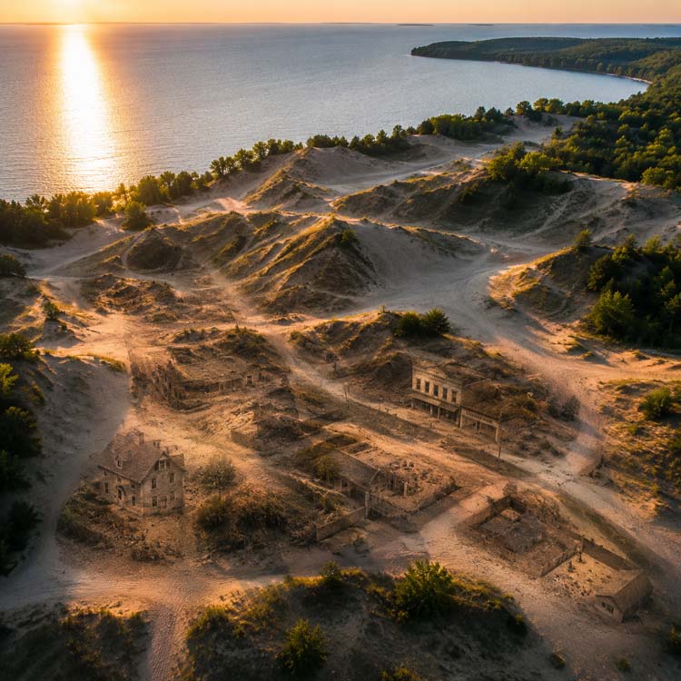 The Incredible True Story of Michigan&rsquo;s Lost City Beneath the Dunes
