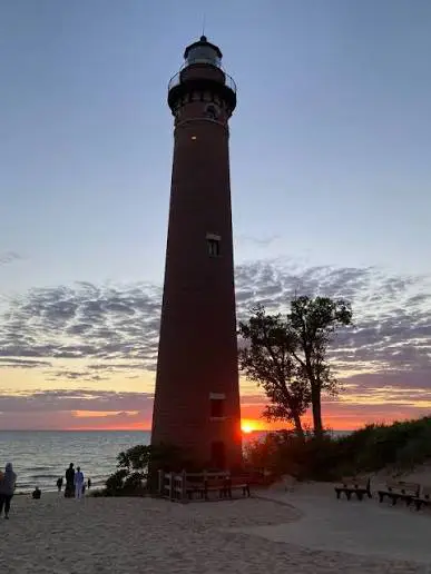 Little Sable Point Lighthouse, a Beach Wedding and the History Down the Road